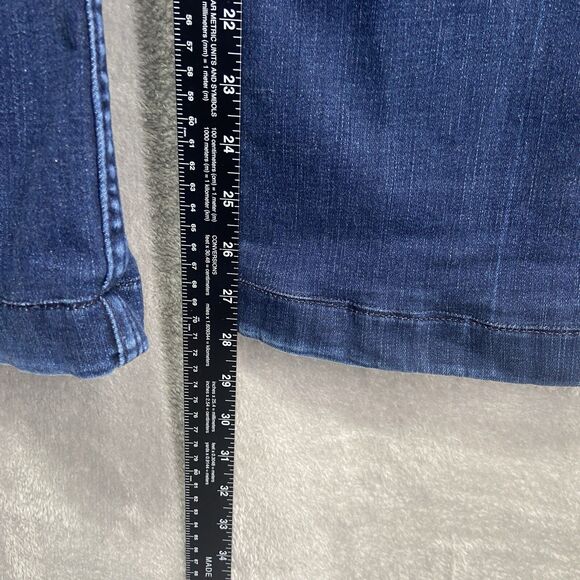 WHBM Jeans Sz 14 Extra High Rise Cargo Wide Leg Relaxed Fit Soft Trouser - Picture 9 of 14